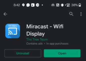Install Beetv Xbox via Miracast